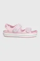 Дитячі сандалі Crocs Crocband Cruiser Sandal рожевий