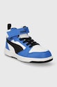 Puma sneakers pentru copii Rebound V6 Mid AC+ In 396542 albastru SS24