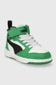 Puma scarpe da ginnastica per bambini Rebound V6 Mid AC+ In verde