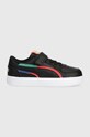 Puma sneakers pentru copii Puma Caven 2.0 Ready, Set, Better AC+ In sintetic negru 395448