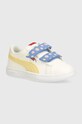 Puma sneakers pentru copii Smash 3.0 Summer Camp V PS sintetic bej 395604