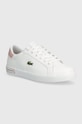 Lacoste sneakersy dziecięce Vulcanized sneakers imitacja skóry licowej biały 741SUJ0013