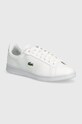 Lacoste sneakersy dziecięce Court sneakers imitacja skóry licowej biały 745SUJ0002