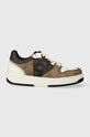 Guess sneakersy ANCONA LOW syntetyczny brązowy FMPANC.ELL12.BRWHI