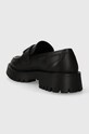 Obuwie Guess mokasyny skórzane MOCASSIN FMPMOL.LEA14.BLACK czarny