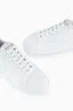 biały Emporio Armani sneakersy skórzane