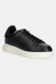 Emporio Armani sneakers in pelle bassa nero X4X264.XF768.00002
