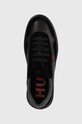 Kožené tenisky HUGO Blake černá 50510214.005