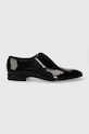 Kožené poltopánky BOSS Evening elegantné čierna 50499833.001
