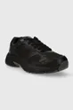 Δερμάτινα αθλητικά παπούτσια BOSS Levitt μαύρο