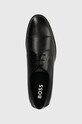 BOSS półbuty skórzane Colby czarny 50511896.001