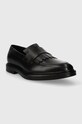 BOSS mocasini de piele Larry 50511952.001 negru SS24