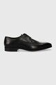 BOSS półbuty skórzane Theon eleganckie czarny 50512173.001