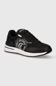 Just Cavalli sneakersy imitacja skóry licowej czarny 76QA3SD5ZSA54899