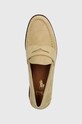 Μοκασίνια σουέτ Polo Ralph Lauren Alston Penny μπεζ 803932222002.100