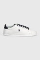 Шкіряні кросівки Polo Ralph Lauren Hrt Crt II 809923929002.100 білий SS24