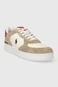 Polo Ralph Lauren sneakersy skórzane Masters Crt 809923935003.999 beżowy SS24