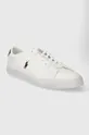 Δερμάτινα αθλητικά παπούτσια Polo Ralph Lauren Longwood λευκό