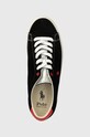 Шкіряні кросівки Polo Ralph Lauren Longwood чорний 816931905001.040