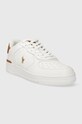 Шкіряні кросівки Polo Ralph Lauren Masters Crt 809923071002.100 білий AW24