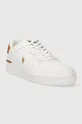 Polo Ralph Lauren sneakersy skórzane Masters Crt biały