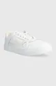 Δερμάτινα αθλητικά παπούτσια Tommy Jeans TJM VULCANIZED FOXING FLAG λευκό