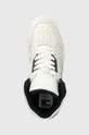 biały Tommy Jeans sneakersy TJM BASKET MID TOP