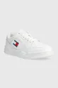 Tommy Jeans sneakers TJM LEATHER OUTSOLE COLOR bianco