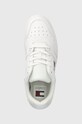 Кожаные кроссовки Tommy Jeans TJM RETRO BASKET ESS белый EM0EM01395