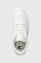 λευκό Δερμάτινα αθλητικά παπούτσια Tommy Jeans TJM RETRO BASKET ESS