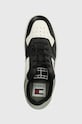 Tommy Jeans sneakers din piele TJM RETRO BASKET ESS gri EM0EM01395