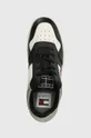 γκρί Δερμάτινα αθλητικά παπούτσια Tommy Jeans TJM RETRO BASKET ESS