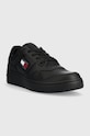 Кожаные кроссовки Tommy Jeans TJM RETRO BASKET ESS EM0EM01395 чёрный SS24