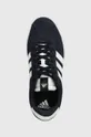 sötétkék adidas velúr sportcipő COURT