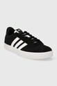 Замшевые кроссовки adidas COURT ID6278 чёрный SS24