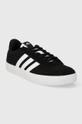 adidas sneakersy zamszowe COURT czarny