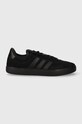 Σουέτ αθλητικά παπούτσια adidas COURT ID9184 μαύρο AW24
