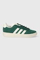 adidas sneakersy zamszowe GRAND COURT skóra zamszowa zielony IE1451