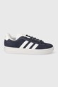adidas sneakers din piele intoarsă GRAND COURT piele întoarsă albastru IE1453