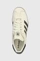 white adidas Originals leather sneakers Gazelle