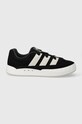adidas Originals suede sneakers Adimatic low black ID8265