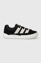 adidas Originals sneakers din piele întoarsă Adimatic piele întoarsă negru ID8265