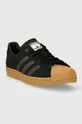 Kožené sneakers boty adidas Originals Superstar GTX černá