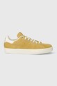 Semišové tenisky adidas Originals Stan Smith CS usňová koža béžová IF9325