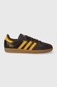 Kožené tenisky adidas Originals Samba OG nízký hnědá IG6174