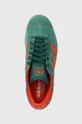 verde adidas Originals sneakers din piele întoarsă Gazelle