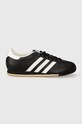 adidas Kick 74 Black White Gum grain leather black IG8951