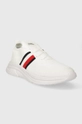 Tenisky Tommy Hilfiger MODERN RUNNER KNIT STRIPES ESS biela