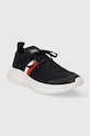 Sneakers boty Tommy Hilfiger MODERN RUNNER KNIT STRIPES ESS FM0FM04798 námořnická modř SS24