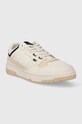 Tommy Hilfiger bőr sportcipő TH BASKET STREET LTH FM0FM04874 bézs SS24